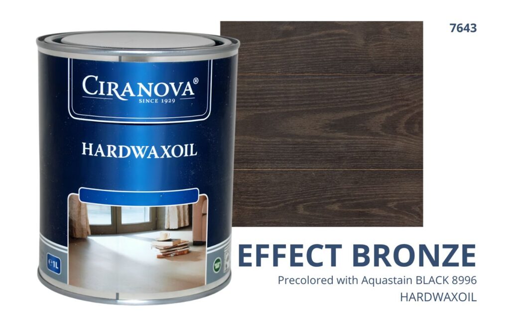 CIRANOVA Hardwaxoil olejowosk wosk twardy olejny do drewna hard wax oil do podłóg EFFECT BRONZE 7643 CIRANOVA Hardwaxoil olejowosk wosk twardy olejny do drewna hard wax oil do podłóg EFFECT BRONZE 7643