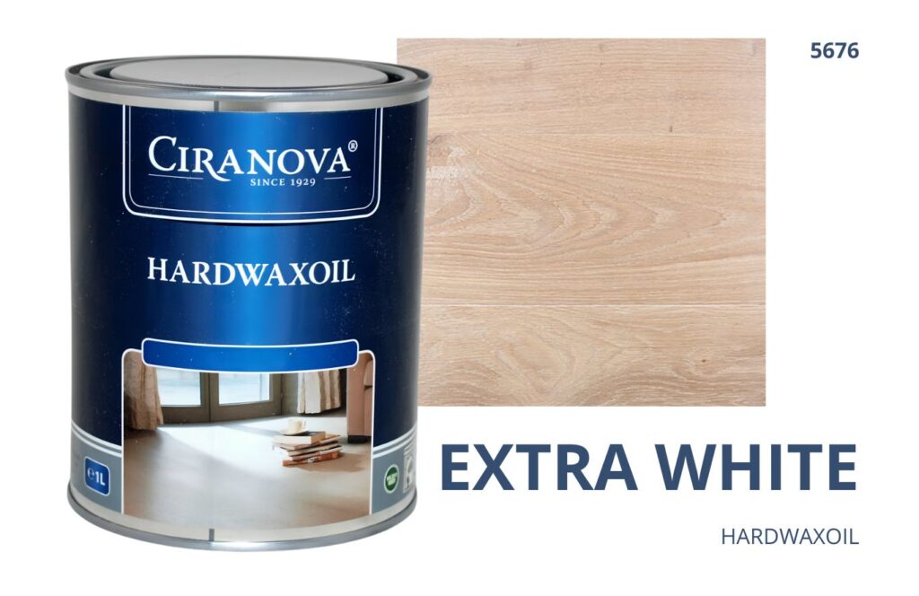 CIRANOVA Hardwaxoil olejowosk wosk twardy olejny do drewna hard wax oil do podłóg EXTRA WHITE 5676 CIRANOVA Hardwaxoil olejowosk wosk twardy olejny do drewna hard wax oil do podłóg EXTRA WHITE 5676