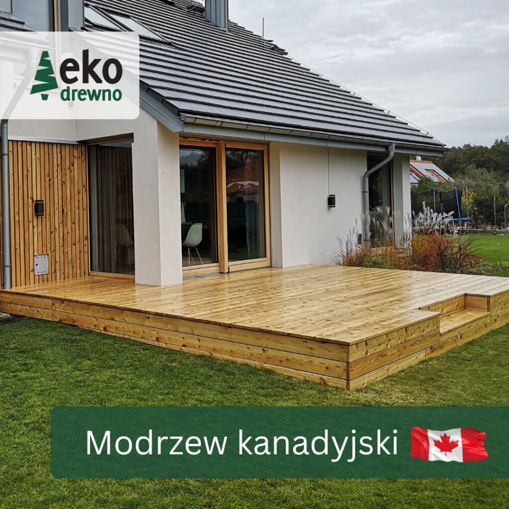 Deska tarasowa modrzew kanadyjski EKODREWNO Deska tarasowa modrzew kanadyjski EKODREWNO