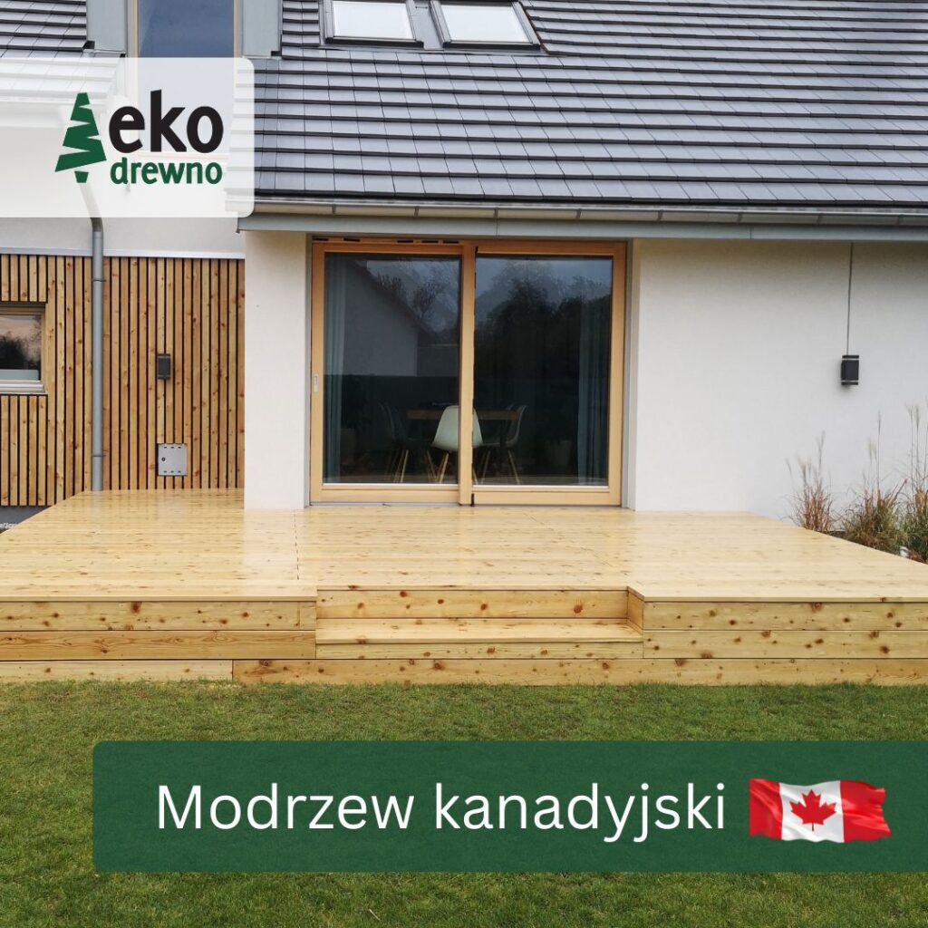 Deska tarasowa modrzew kanadyjski EKODREWNO 7 Deska tarasowa modrzew kanadyjski EKODREWNO 7