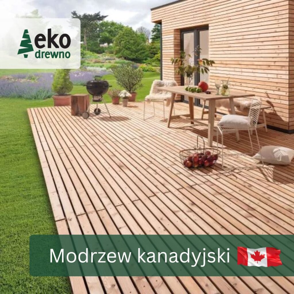 Deska tarasowa modrzew kanadyjski EKODREWNO 9 Deska tarasowa modrzew kanadyjski EKODREWNO 9