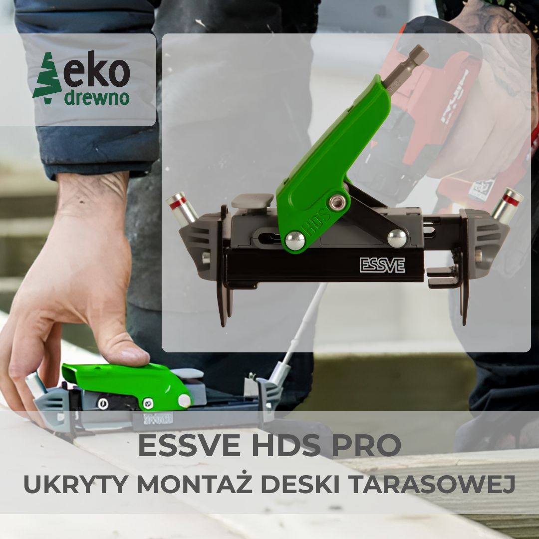 ESSVE HDS-PRO Hidden Decking System narzędzie do ukrytego montażu desek tarasowych do wkręcania wkręta w bok deski tarasowej. Przyrząd do niewidocznego montażu deski tarasowej. EKODREWNO Wrocław ESSVE HDS-PRO Hidden Decking System narzędzie do ukrytego montażu desek tarasowych do wkręcania wkręta w bok deski tarasowej. Przyrząd do niewidocznego montażu deski tarasowej. EKODREWNO Wrocław