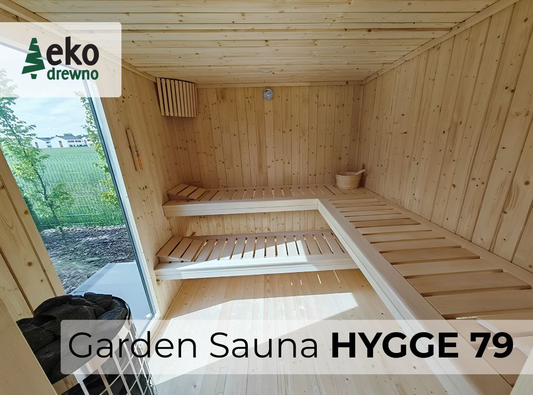 Gotowa prefabrykowana drewniana sauna ogrodowa domek saunowy Garden Sauna Hygge 79. EKODREWNO Wrocław (1) Gotowa prefabrykowana drewniana sauna ogrodowa domek saunowy Garden Sauna Hygge 79. EKODREWNO Wrocław (1)