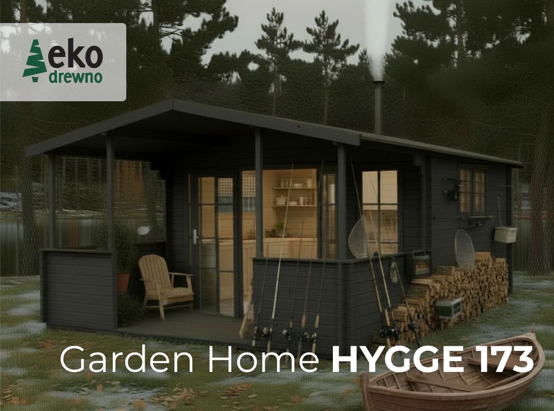 Gotowy prefabrykowany domek drewniany z montażem. Garden Home Hygge 173. EKODREWNO Wrocław (9) Gotowy prefabrykowany domek drewniany z montażem. Garden Home Hygge 173. EKODREWNO Wrocław (9)