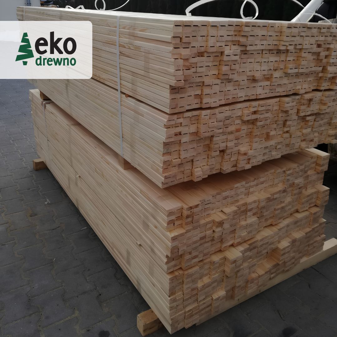 Keilgezinkte astfreie Kieferleisten als Trägerleisten aus Polen. Rahmenprofil Leinwandbild Kiefer aus Polen. Holz Holzleisten aus Kiefer aus Polen. EKODREWNO (5)