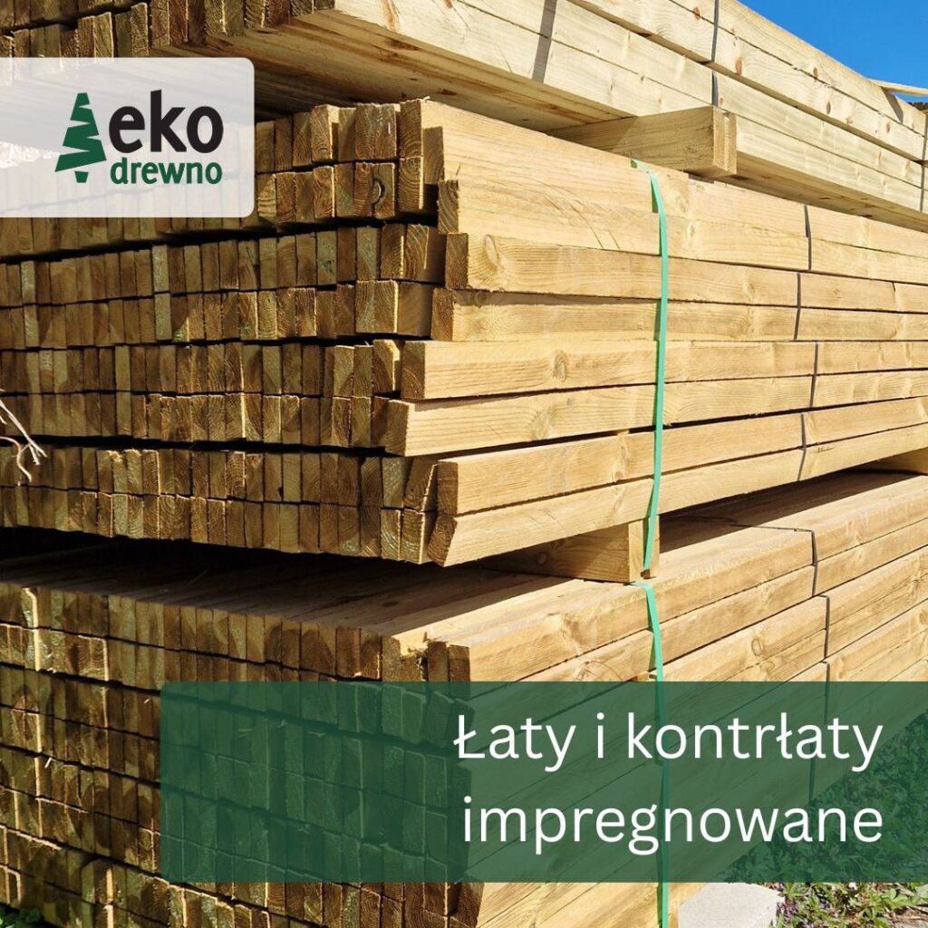 Łaty i kontrłaty budowlane drewno impregnowane 38x58, 40x60, 25x50 mm. EKODREWNO. Wrocław (3) Łaty i kontrłaty budowlane drewno impregnowane 38x58, 40x60, 25x50 mm. EKODREWNO. Wrocław (3)