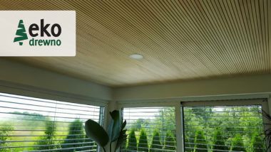 Nowoczesne boazerie z naturalnego drewna na ściany i sufity wewnątrz pomieszczeń. EKODREWNO Wrocław