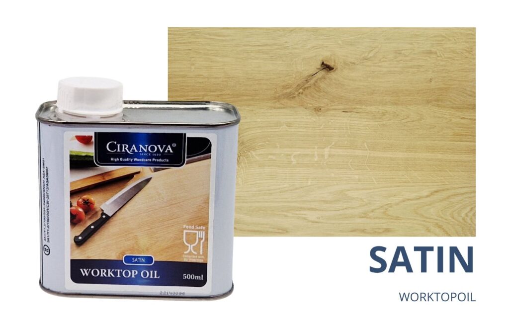 SATIN Ciranova Worktopoil Olej do blatów TOP OIL WORKTOPOIL CIRANIVA wariant SATIN