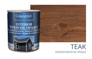 TEAK Ciranova Exterior Wood Oil Opaque