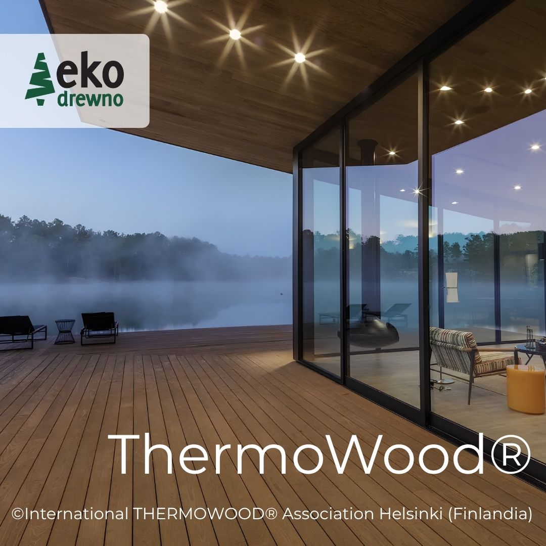 THERMOWOOD termodrewno z Finlandii deska tarasowa, elewacyjna, saunowa termososna, termoosika, termoolcha, termojesion. EKODREWNO (20)